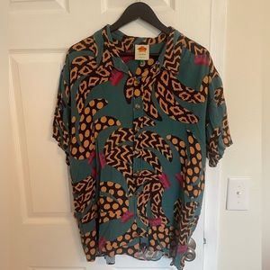 Farm Rio Bananas Short sleeve Button Down